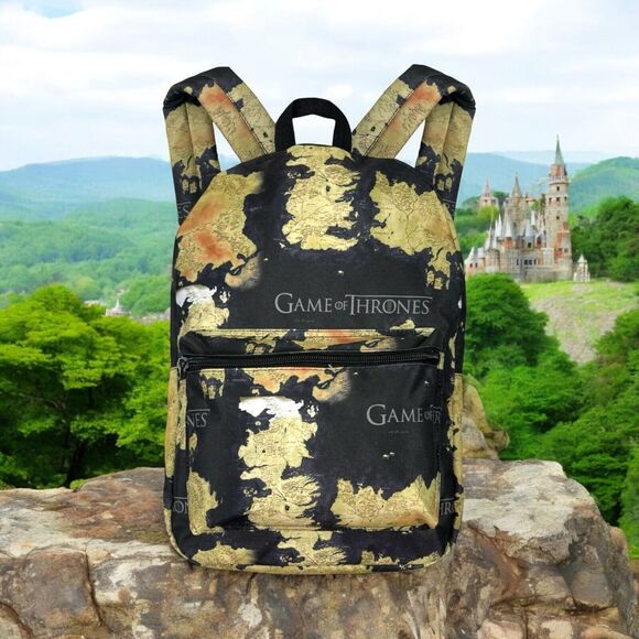 OFFICIAL Game of Thrones Map 16.5" Backpack School Book Bag Teen 14+ GOT Fantasy - Picture 7 of 16